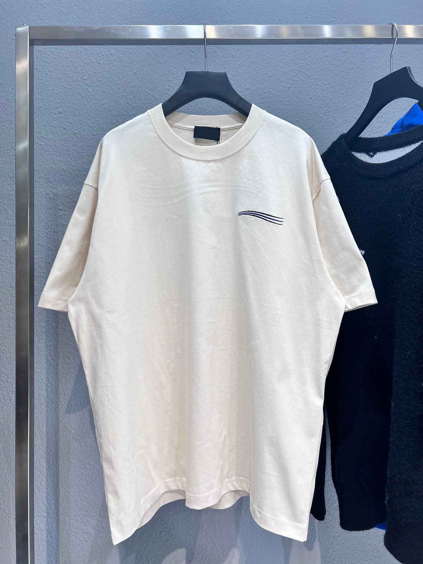 

Men's Plus Tees & Polos Round neck embroidered and printed polar style summer wear with street pure cotton 22w