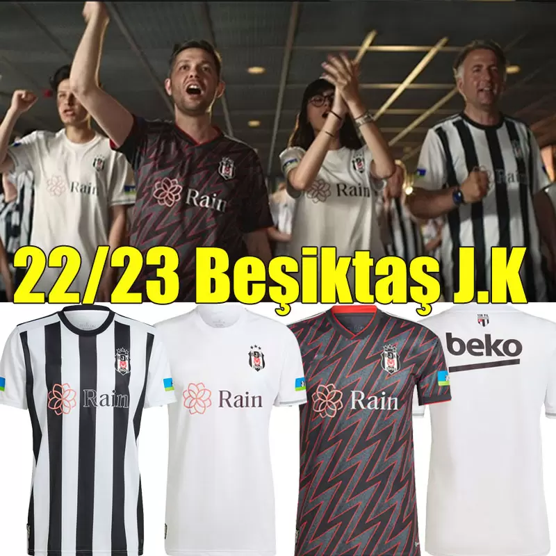 

22/23 The Latest Besiktas JK Soccer Jerseys 2022 2023 Besiktas Jimnastik Kulubu Karaman Deigo Costa Larin Ghezzal Welinton Vida Home White Away Third Futbol jersey, Beixiketasi 22-23 third