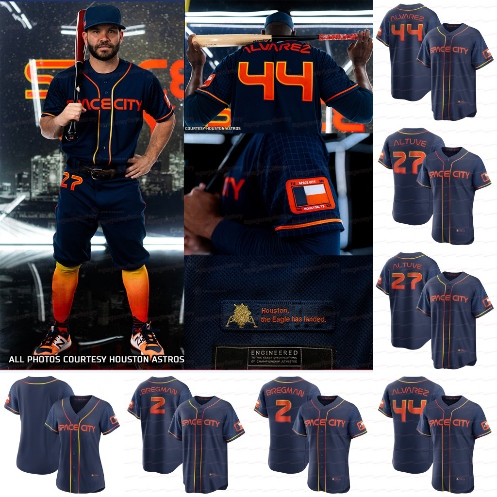 

Astros Jose Altuve 2022 Space City Connect Jersey Alex Bregman Jeremy Pena Kyle Tucker Yordan Alvarez Yuli Gurriel Justin Verlander Bagwell Maldonado, Navy women s-xxl
