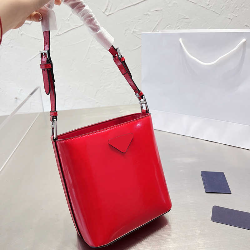 

Evening Bags Handbag Shoulder Bag Womens Shopping Tote Fashion P Bucket Bag Women Crossbody Bags Wallet Y0728, Black