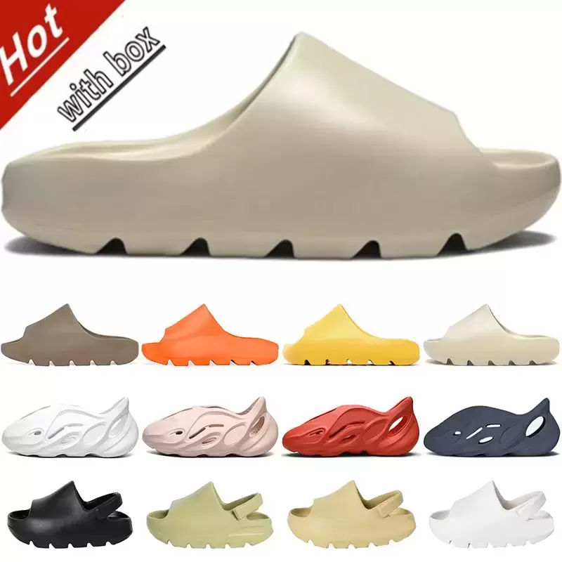 

Designer sandals men women slipper Triple Black White Resin pattern slippers Foam mens womens west slides slider slipper sliders top quality Runner runr shoes 36-47, 24