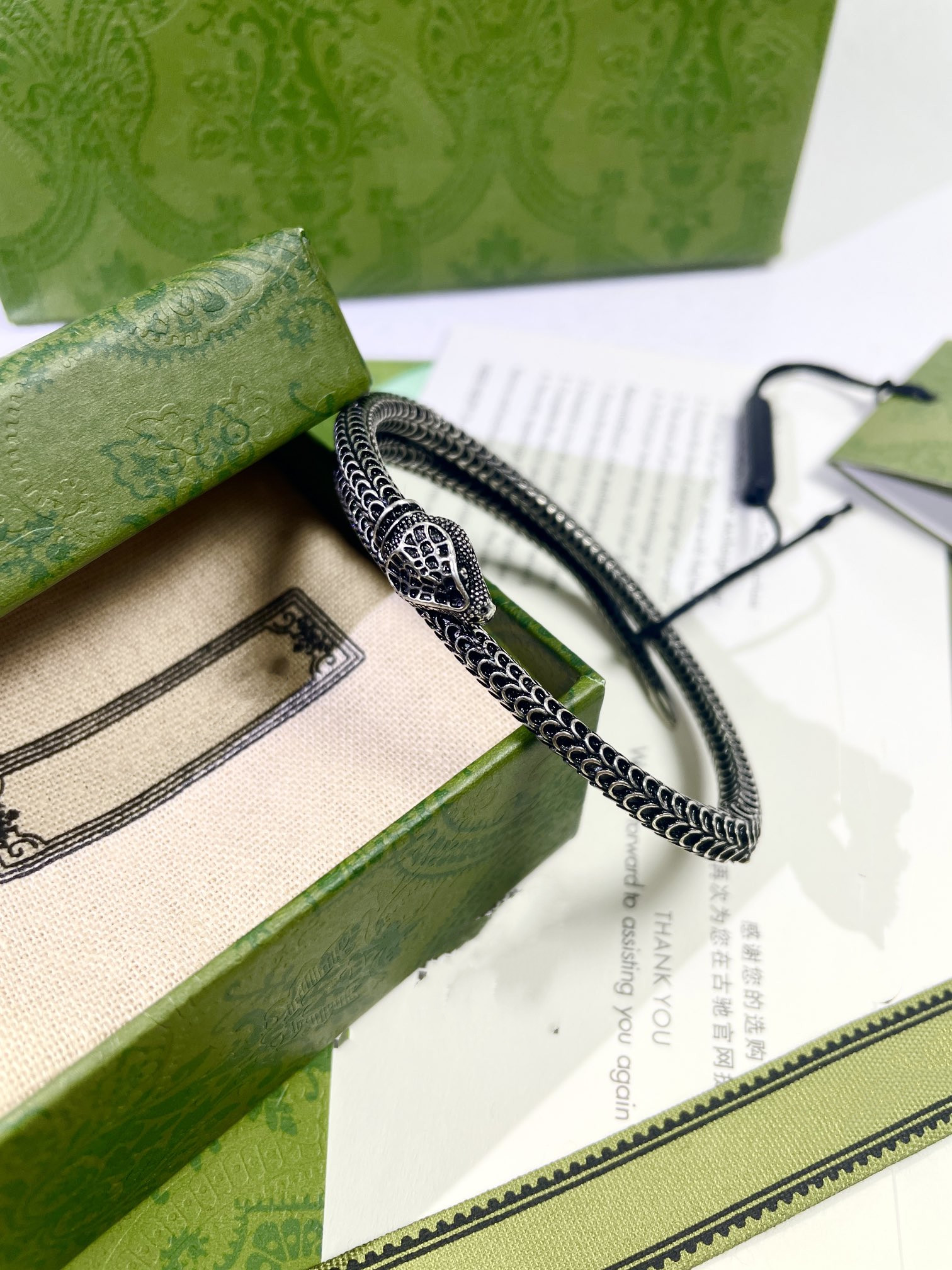 

Fashion Jewelry Bangle Designer Hardwear snake Bamboo Men's Women's Bracelet Men's Charm Suit Personality Versatile No Postage 87542