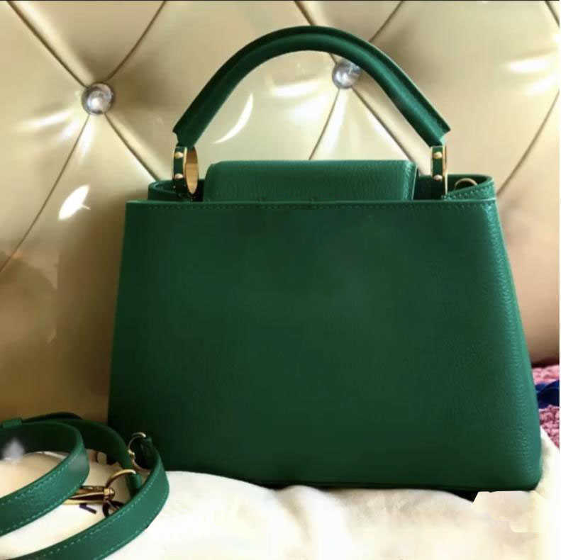 

2021 Fashion Women Handbags Ladies Designer Composite Bags Lady Clutch Bag Shoulder Tote Female Purse Capucines High Quality Fashion Handbag, Black