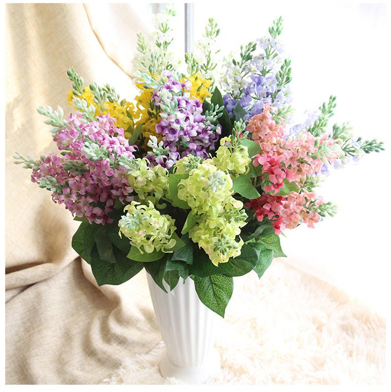 

Decorative Flowers & Wreaths Artificial Hyacinth Posy Fake Silk Flower Mariage Birthday Party Bridal Floral Home Decoration Ornamental