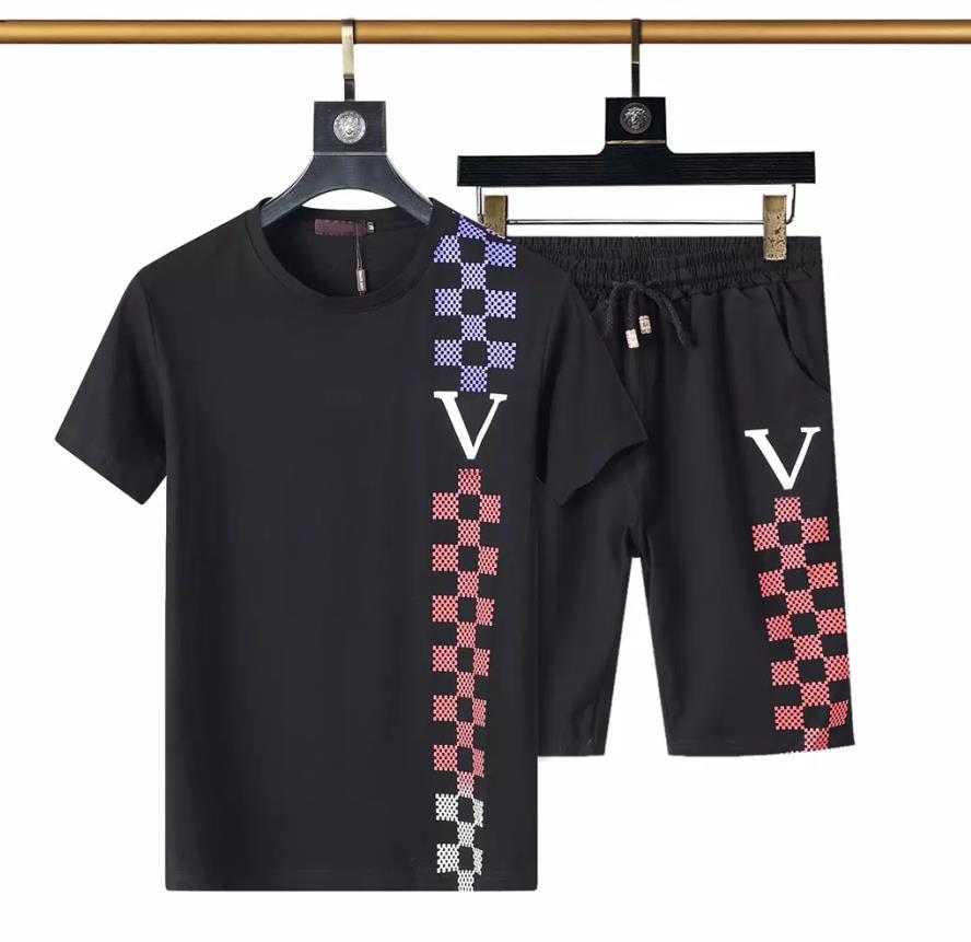 

Mens Designers Tracksuit Set Running 2022 Fashion Men Tracksuits Letter Slim Clothing Track Kit Casual Sports Short sleeve Suit Asian size -3XL, Customize