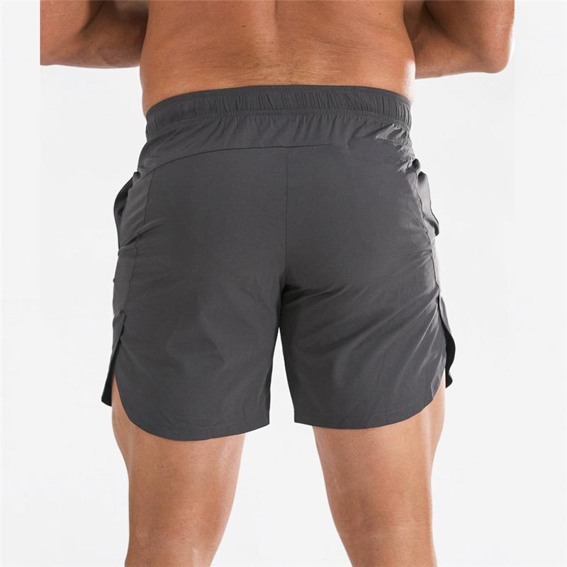 

Men's Shorts Summer Gym Fitness Casual Breathable Beach Mens Fashion Running Quick-drying Sports Straight-leg PantsMen's, Black