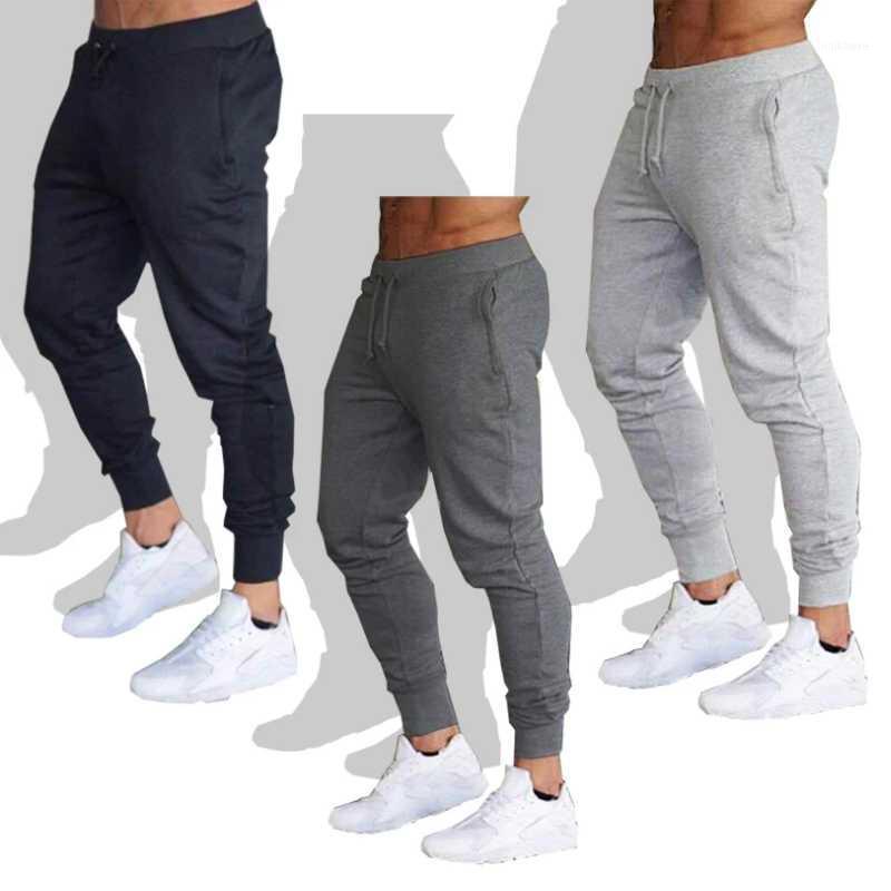 

Jogging Pants Men Sport Sweatpants Running Joggers Cotton Trackpants Slim Fit Bodybuilding Trouser Men, Red