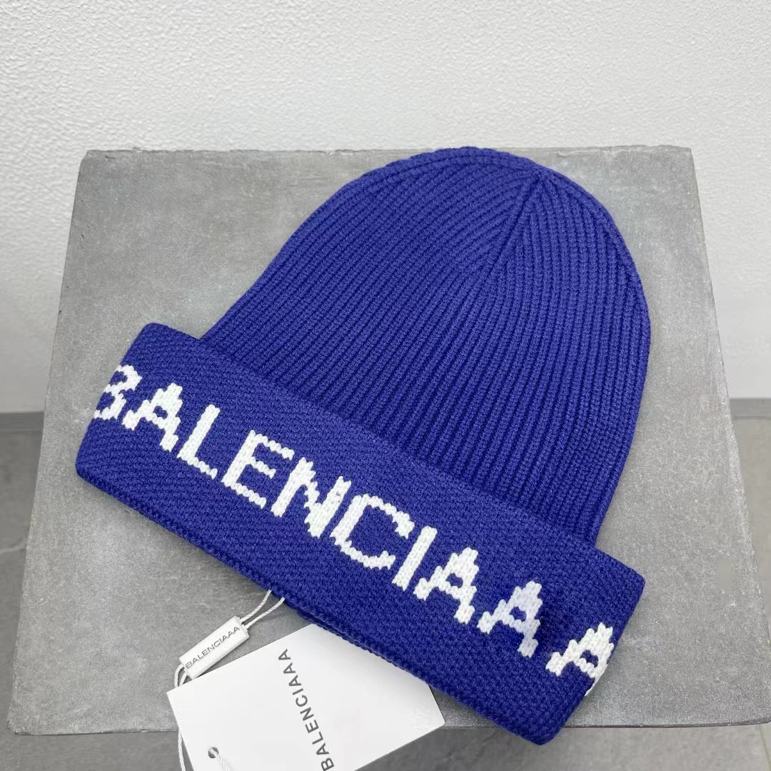

Ball Caps Couple fashion brand designer knitted hats Women's letter embroidery bucket hat Men's wool fleece cap T2302031, Blue