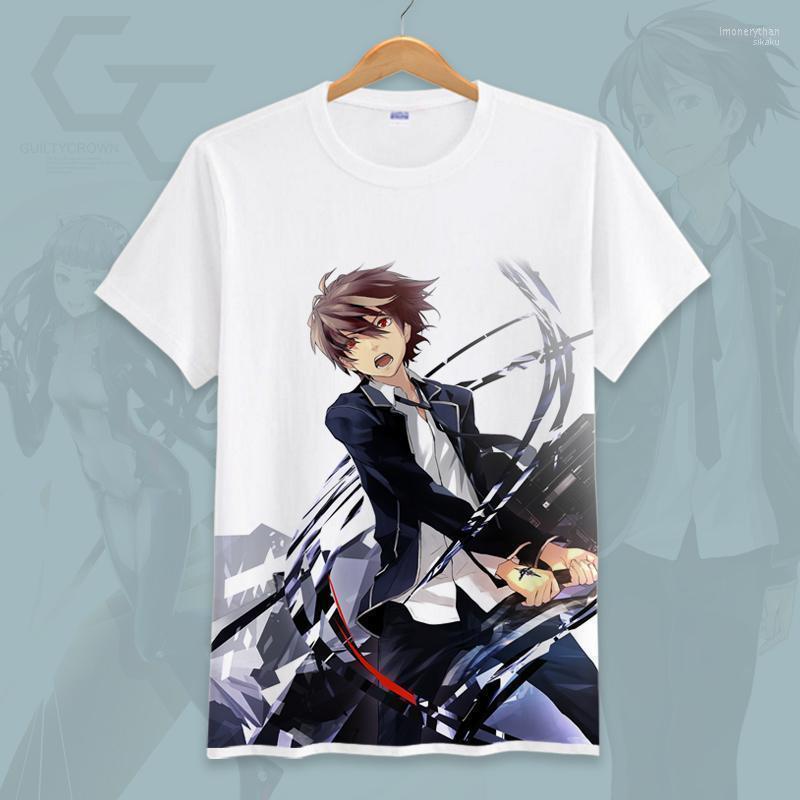 

Men's T-Shirts Anime Cos Guilty Crown GC Cotton Casual Short Sleeve T-Shirt Tee T Shirt Top Imon22