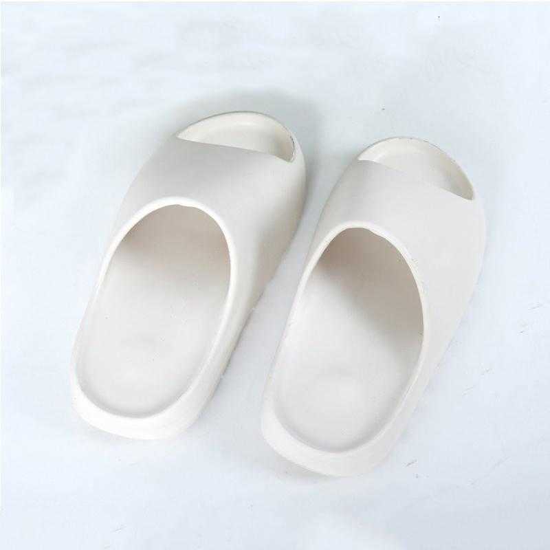 

Slide Slider Foam Runners Yeeyzs Tag sale Slides Foam Men Women Slippers Flip Flops Sandals Desert Sand Bone Resin Beige Earth Brown Tsm, #8 triple black