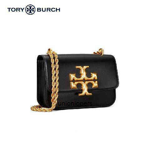 

Designer Bags Crossbody Handbags T0rys Womens 2021 Women's New Eleanor Show Cowhide Single Shoulder Diamond Lattice Chain Small Square Bag Fashion Net Red Same, Key black