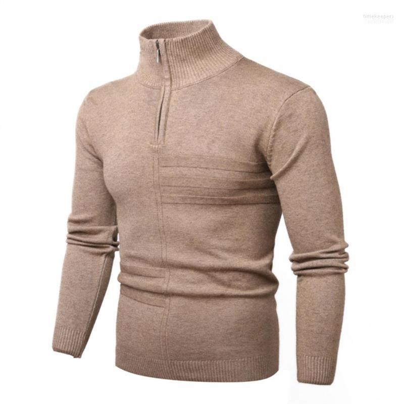

Men's Sweaters Streetwear Autumn Sweater Slim Quick Dry Spring Men Fabulous Knitted Pullover Time22, Khaki