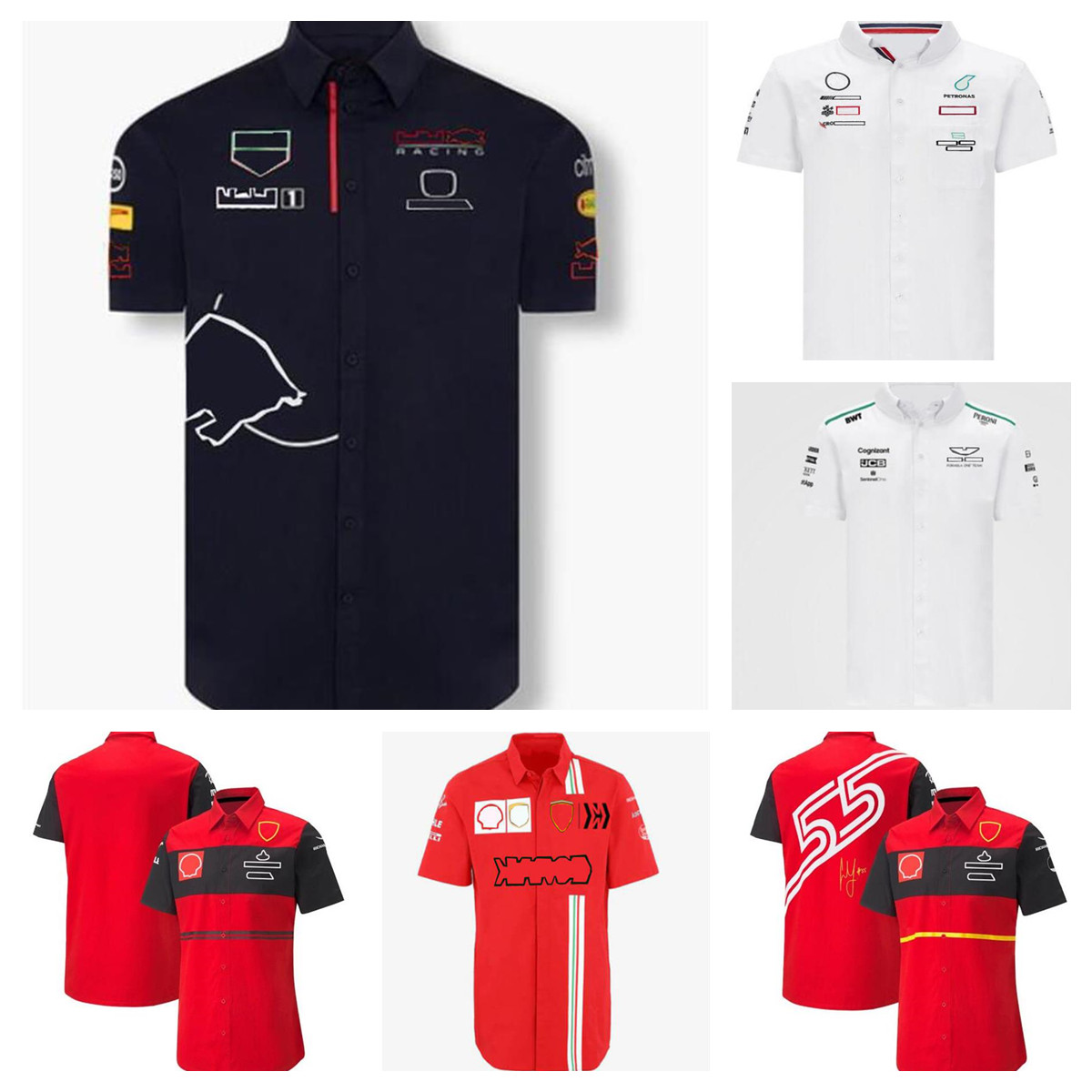 

Summer Team T-Shirt 2022 New F1 Formula One Racing Polo Jersey