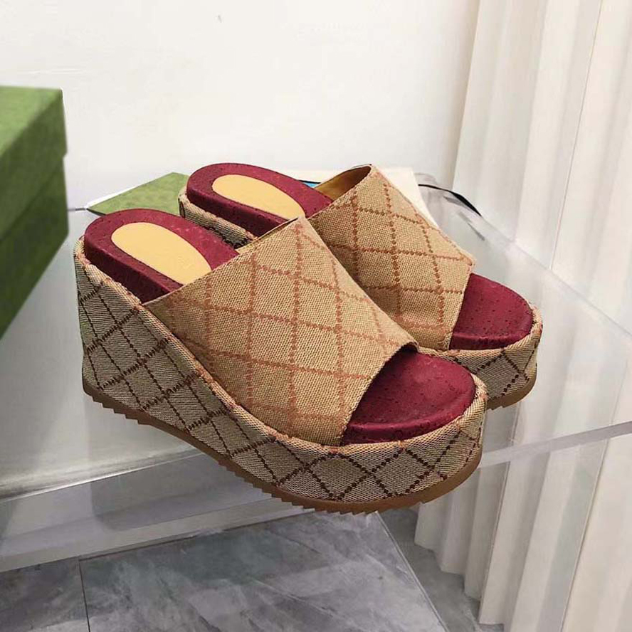 

Fashion women wedge sandals selling Slippers Woman Slipper Shoes thick sole slides Sandal Size 35-42 By shoe02 02, #0
