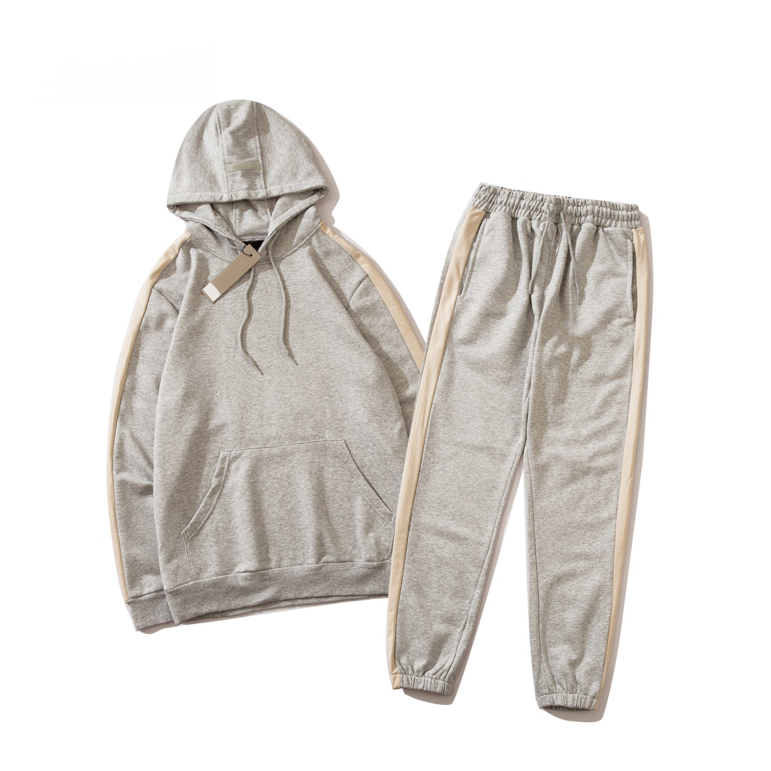 Designer Hoodie Hommes Survêtements Lettre Réfléchissante Hoodies Sweat À Capuche Costumes Automne High Stree Pull Long Jogging Pantalon Deux Piè