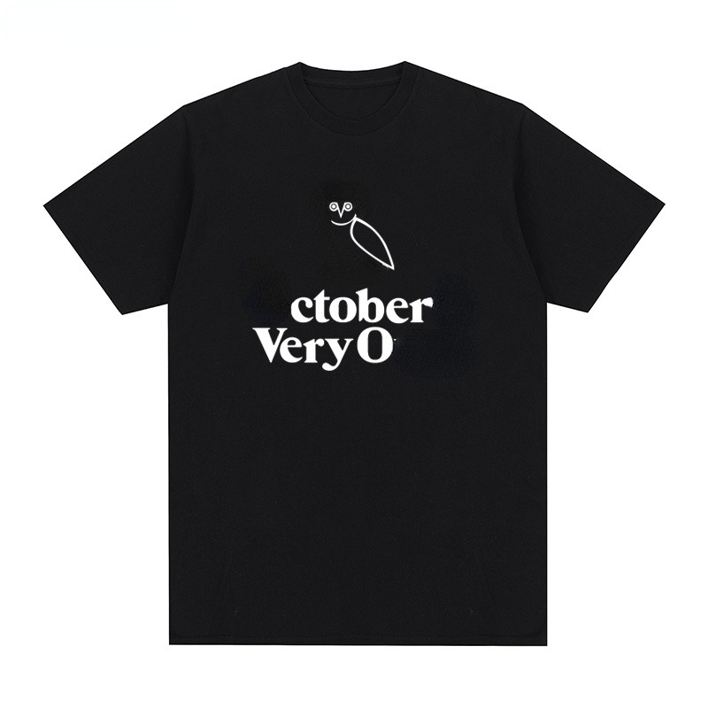 Vendre à chaud ovown t shirt classique lettres lettre imprimé t-shirt à manches courtes modes de sport décontracté top coton d'été