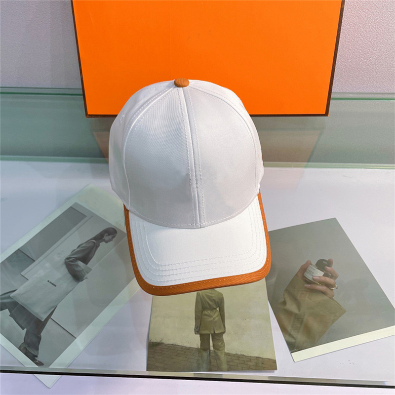 

Designer Hats Fashion Ball Caps Mens Baseball Cap Embroidery Simple Outdoor Sun Womens Hat High Quality Adjustable 3 Types, Orange