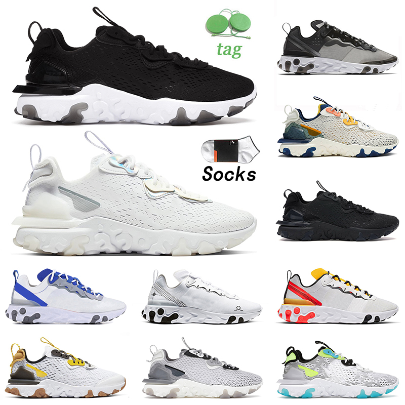 

2022 Arrival Epic Vision Element 55 87 Running Shoes Mens Women Black Iridescent White Royal Red Honeycomb Schematic Vast Grey Tour Yellow Anthracite OG Sneakers, D7 40-45 vast grey