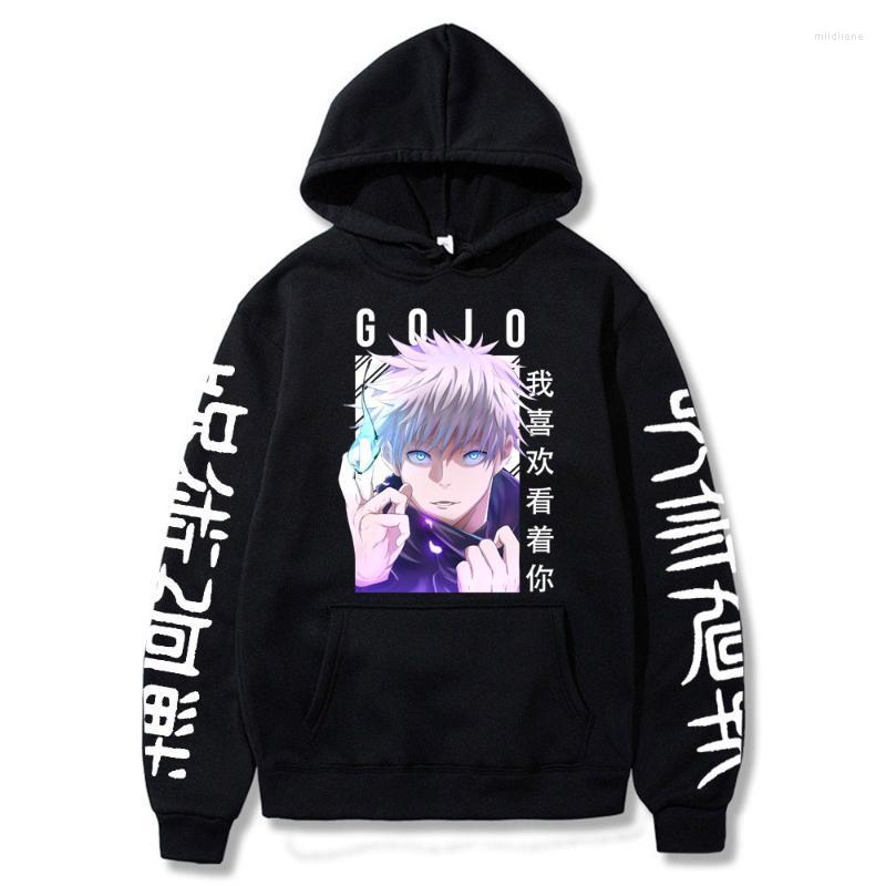 

Men' Hoodies & Sweatshirts Jujutsu Kaisen Gojo Satoru Japanese Anime Hoodie Spring Streetwear Oversized Manga Sweatshirt For Woamn/man Cosp, Orange