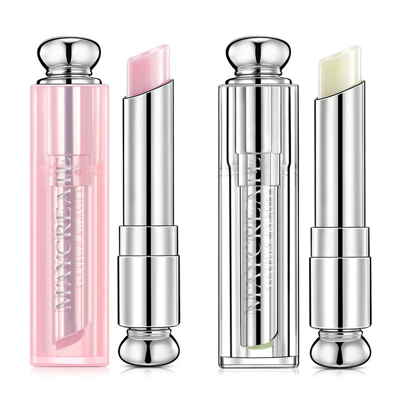 

Lip Gloss Lipstick Color Change Moisturizing Gold Foil Natural Lasting Glaze Makeup Care Tool, Strawberry