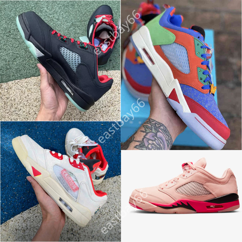 

Newest Authentic 5s Low Doernbecher Outdoor Bastetball Shoes Jumpman 5 CNY Chinese New Year Oreo Oregon Pink Sports Sneakers, #4