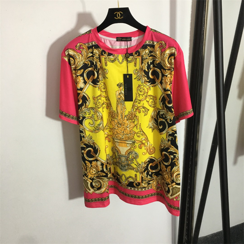 T shirts Fashion Luxury Design Women Men shirt Short Sleeves Pure Cotton S-XL-image-778821461