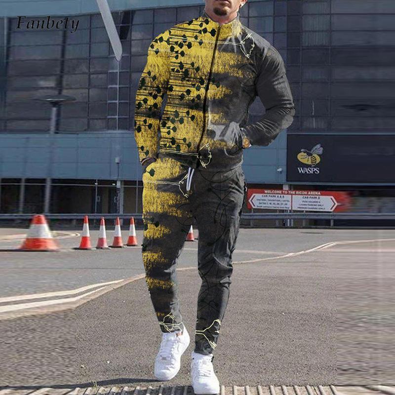 

Men's Tracksuits Spring Mens Casual Suits Long Sleeve Zipper Cardigan Jacket And Pants Sets For Men Fashion Two Piece Outfits 2022 Streetwea, Gray