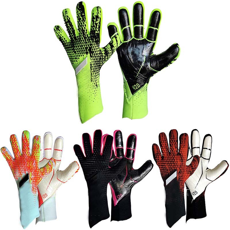 

4mm Latex Kids Adults Size Soccer Goalkeeper Gloves Professional Thick Soccer Goalie Gloves Without Finger Protection