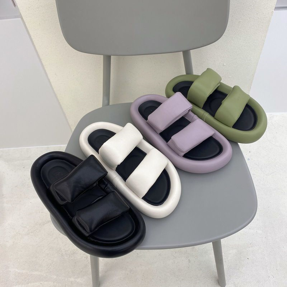 

Chunky Slippers Fairy Wind High Quality Fashion Lovely Outdoor Comfort Soft Soles Platform Sandals In 4 Colors