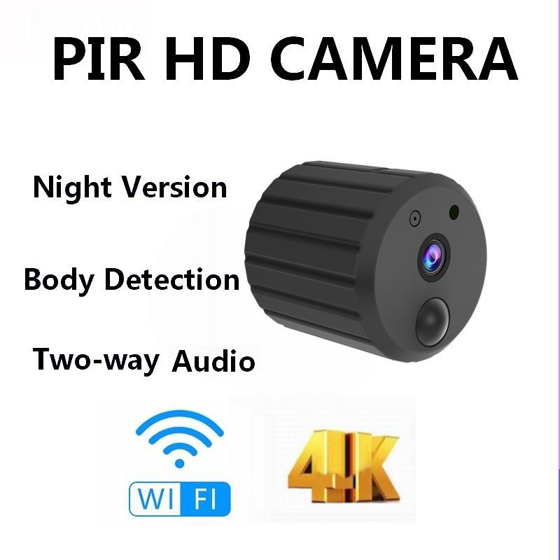 Caméras IP HD WiFi Caméra de sécurité à faible consommation d'énergie Détection du corps PIR L10 Caméscope de surveillance intelligent Vision noc