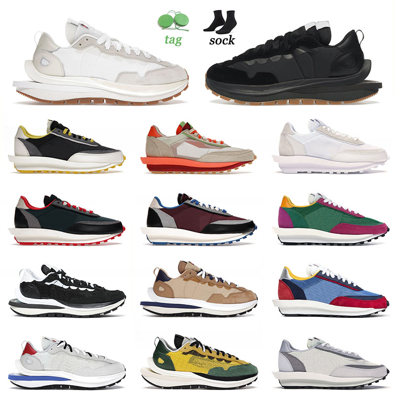 

Vaporwaffle 2022 Arrival Soprts Sacai Ldv Waffle Running Shoes for Men Women Sail Gum Black Neptune Green Royal Red Trainers Sneakers 36-45, C32 pine green 36-45