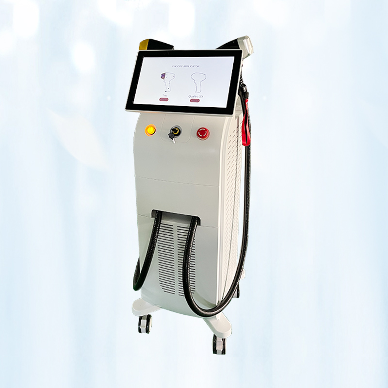 

New Double Handle Diode Laser Hair Removal Machine awesome whole sales price for spa clinic use