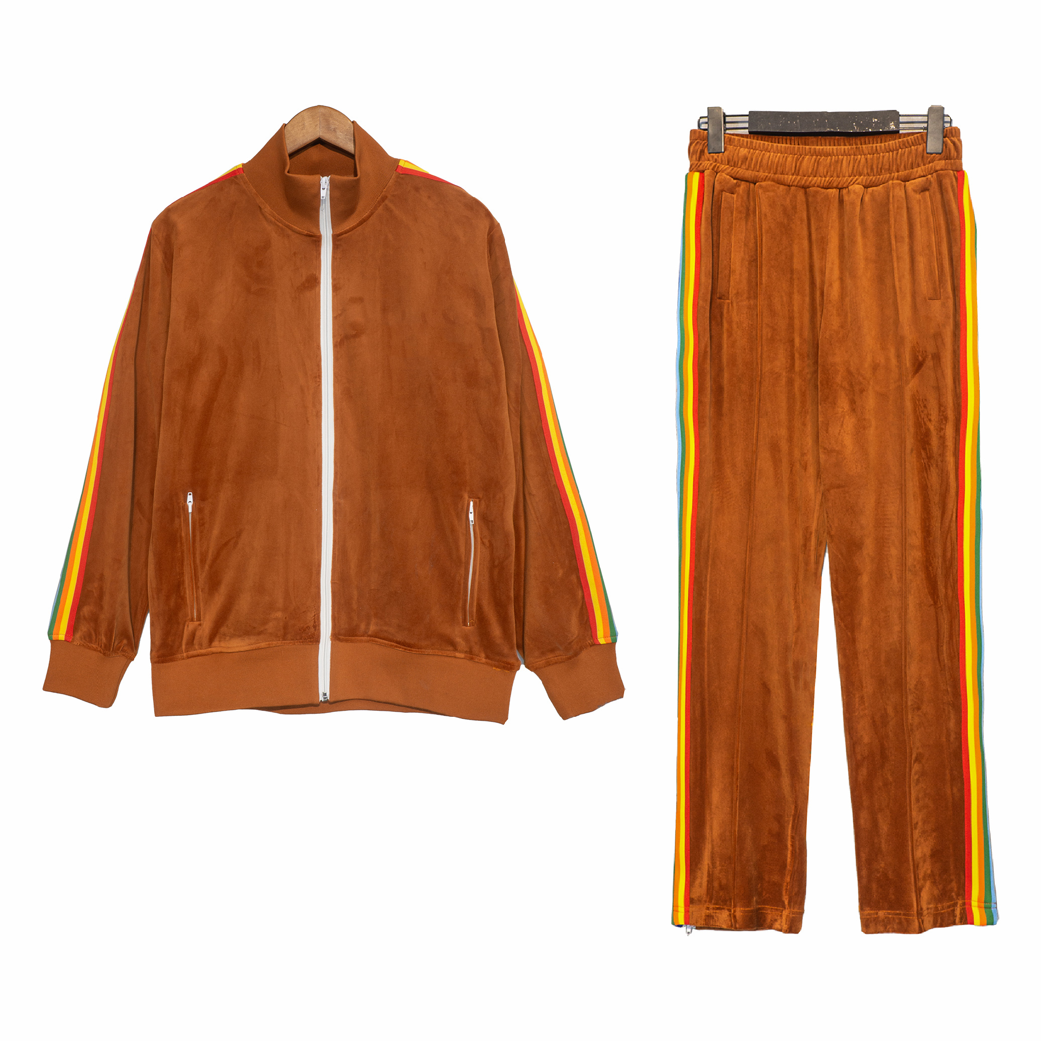 

mens 21ss palm velvet tracksuits letter printed women coat jackets pants 2 pieces set sportwear angel, I need see other product