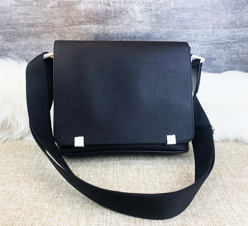 Designer Messenger Bag for Man Black Flower Printing Leather Handbag Single Shoulder Bags Purse Claeess Luxury Women Handbags School Backpack Men-image-786782152
