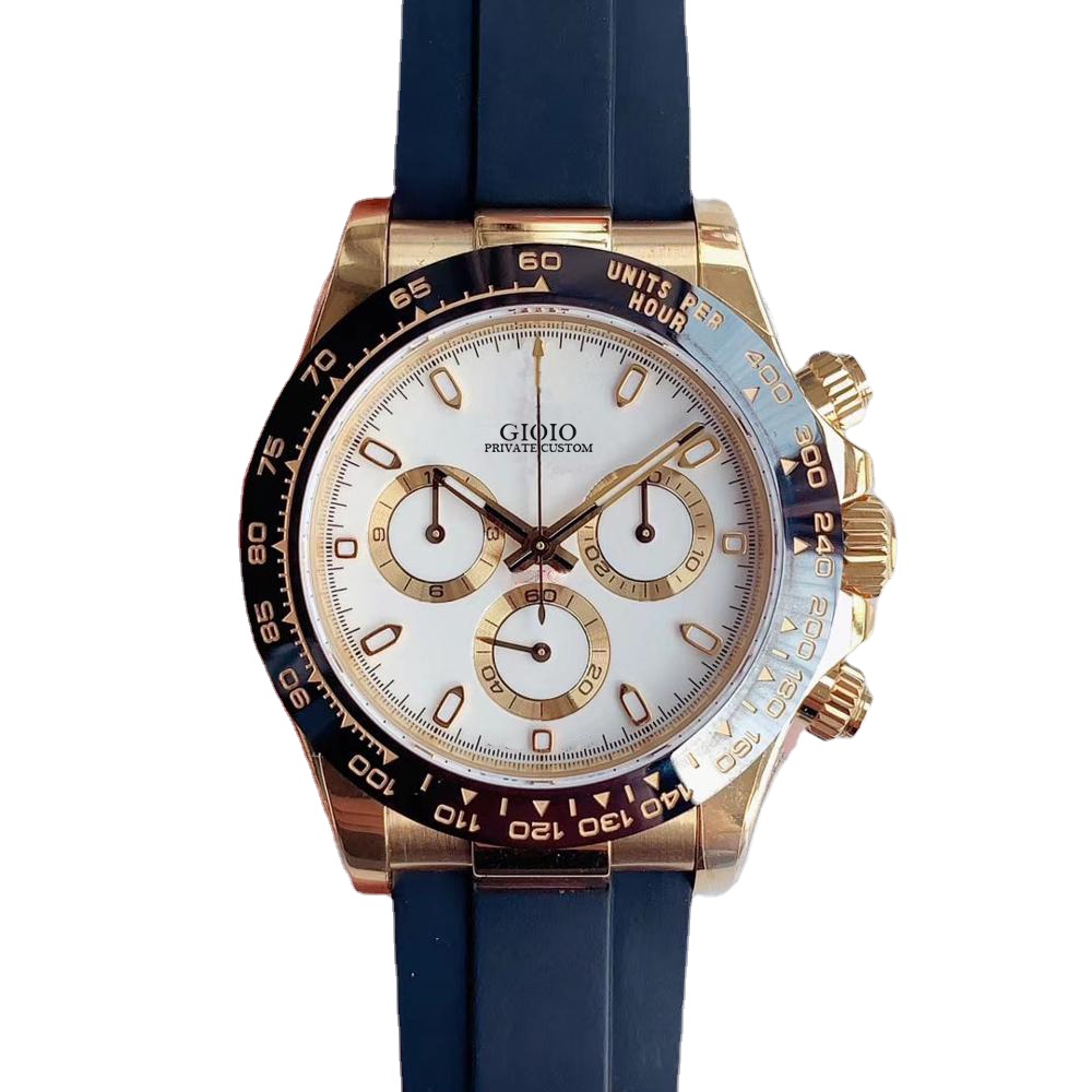 

Men Automatic Mechanical Watch Black Rubber Ceramic stainless steel