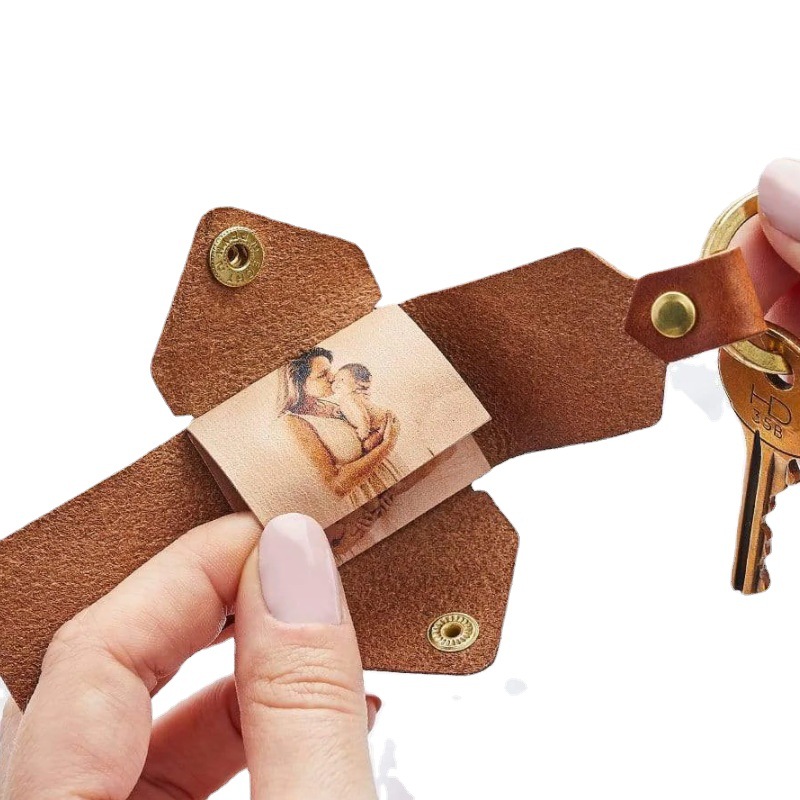 

Sublimation Envelope Photo Keychain 1.18x2.16inch Heat Transfer Leather Key Rings Blank PU Single Side For Sublimating Christmas Valentine Pendants Gifts A12