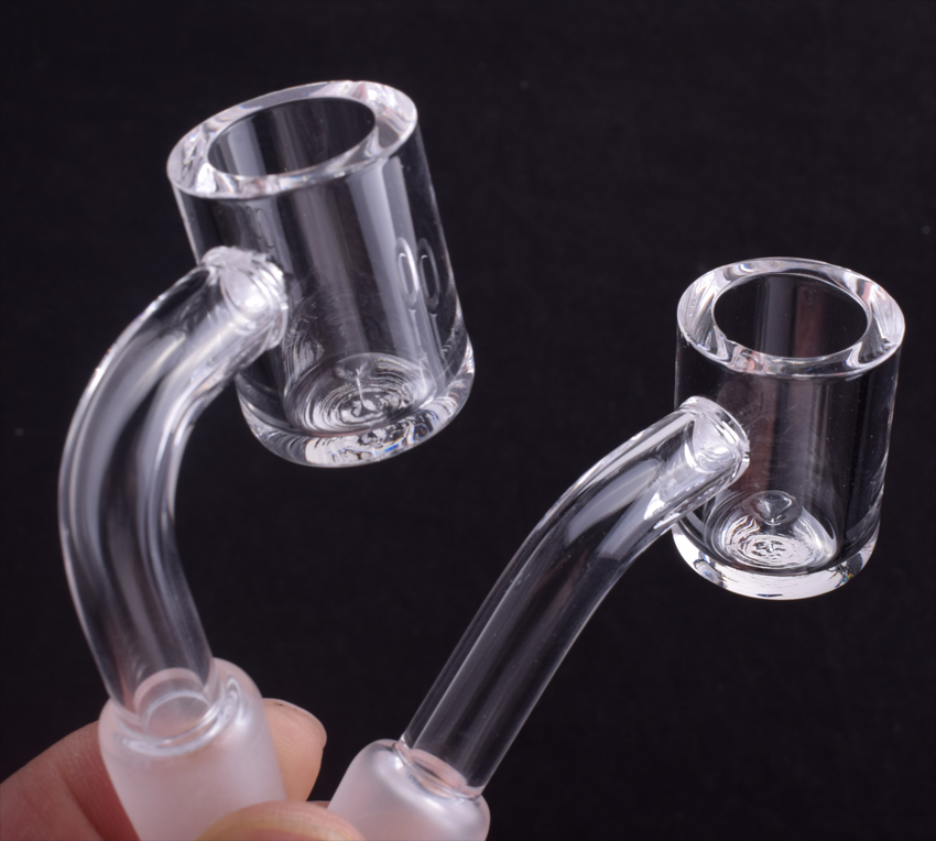 

Smoking Flat Top Quartz Banger With Female Male 10mm 14mm 18mm 45/90 degree Domeless Quartz Nail Oil Rig Bongs