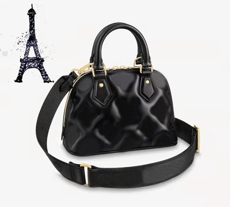 

2022 Luxury Designer Bag Big NEO Bubblegram ALMA BB 25CM Genuine Leather Women Shoulder Bags Messenger Handbag Wallet Crossbody, 4# skyblue