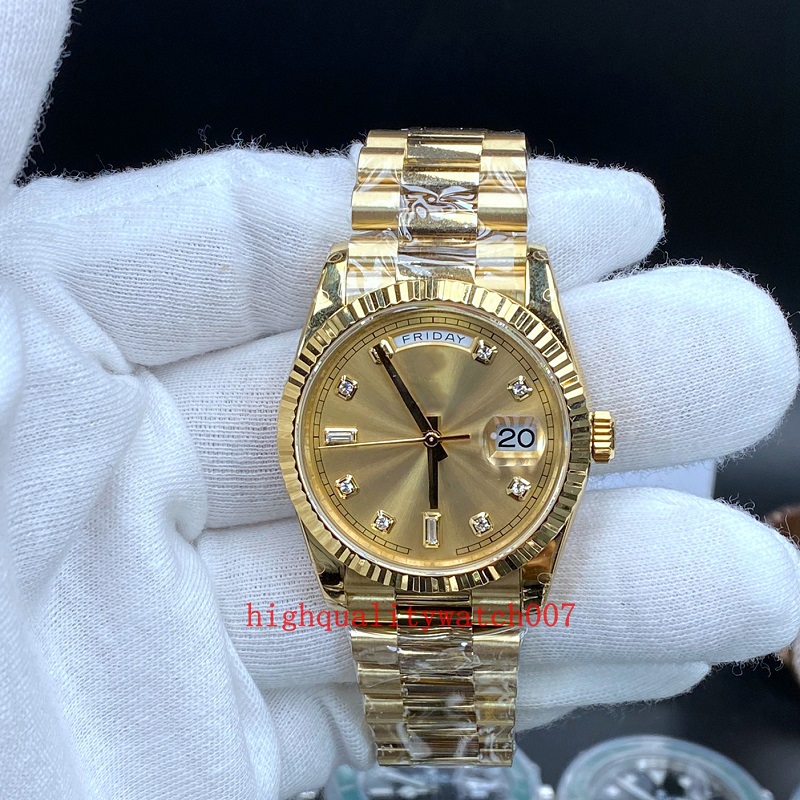 new version Men's watches u 1 Yellow Dial Sapphire Glass 40mm 228235 258238 Stainless Steel bracelet mechanical watches for men Automatic Hi