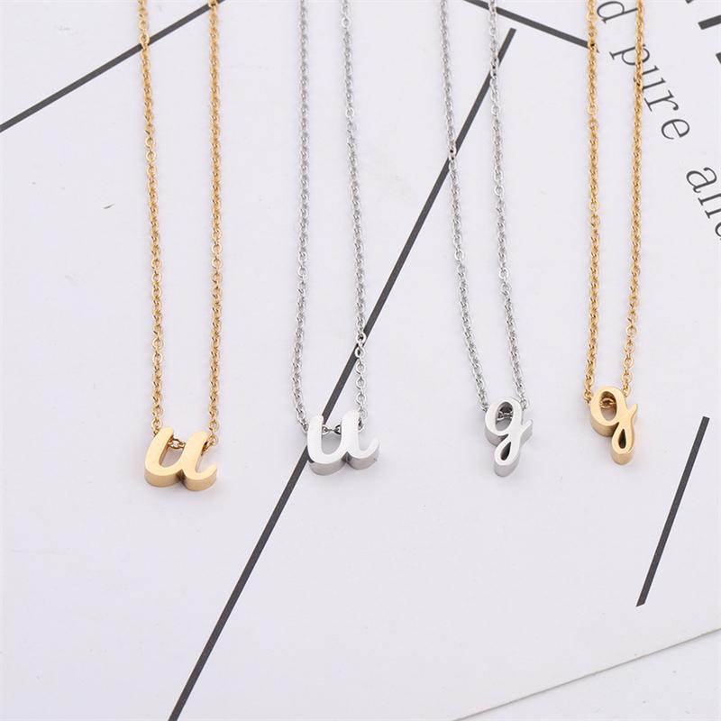 

Pendant Necklaces 2022 Simple Necklace Ms. Personality Initial Name Jewelry Gift Accessories Party