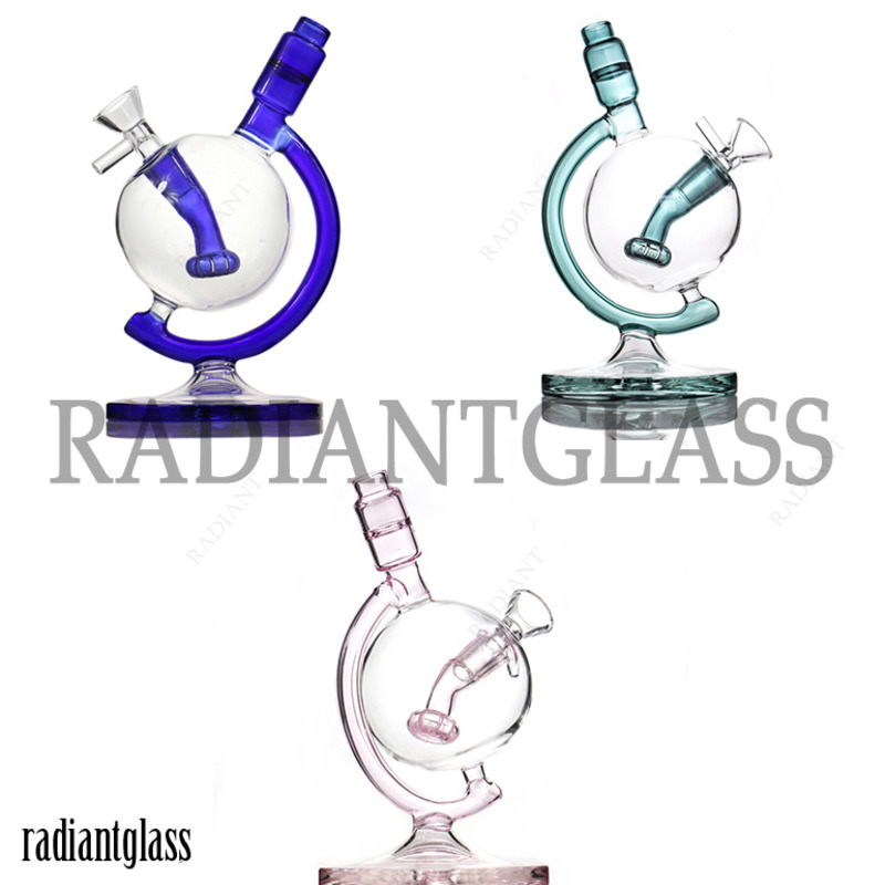 

Hookah Mini dab rigs heavy quality clear glass Bong inline percolator water pipe with 14mm bowl bongs