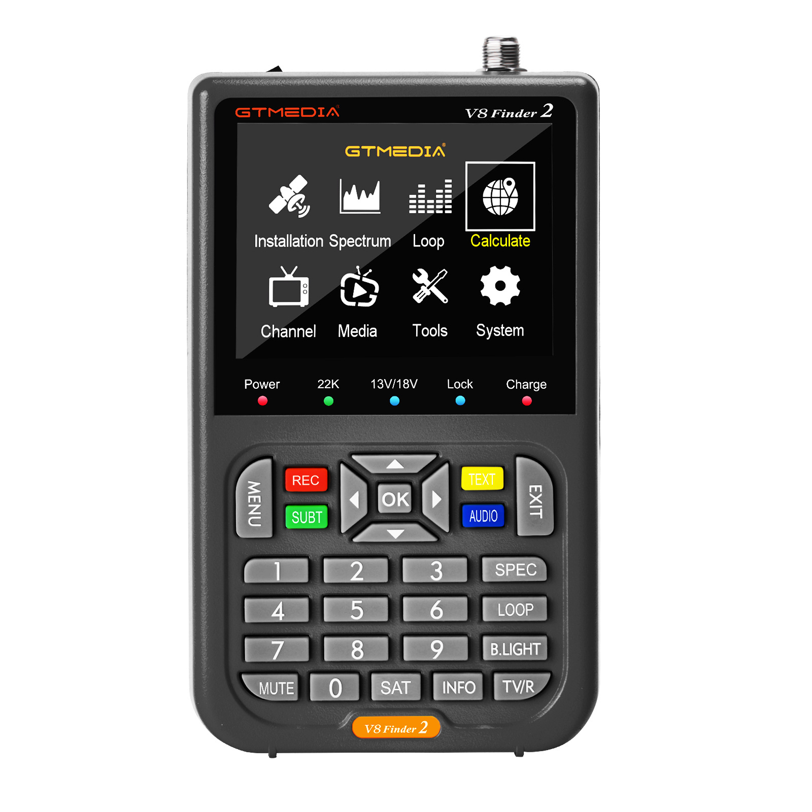 

V8 Finder Pro Dvb-s2 T2 C Ahd Atsc 1080P Hd Star Finder Satellite Meter Terrestrial Spectrum Analyzer wifi 2.4G