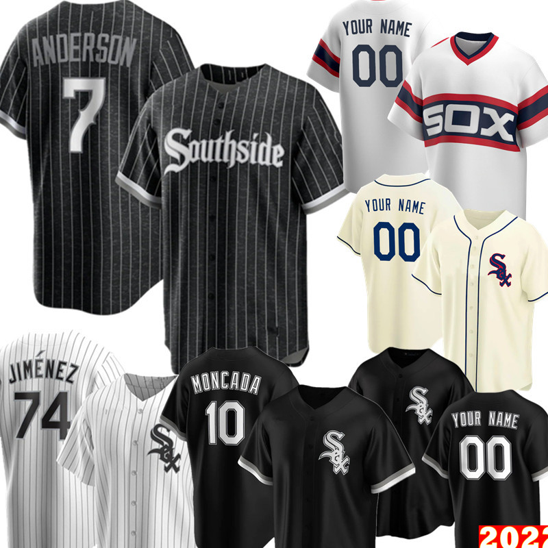 

Chicago Tim Anderson White Jose Abreu Jersey Sox Eloy Jimenez Frank Thomas Luis Robert Baseball Jerseys Yoan Moncada Bo Jackson Jim Thome Carlton Fisk, Men m-xxxl baiwa