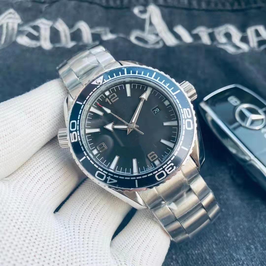 

men automatic mechanical ceramics watches stainless 42 mm full stainless steel Swim wristwatches waterproof sapphire luminous watch business montre de luxe