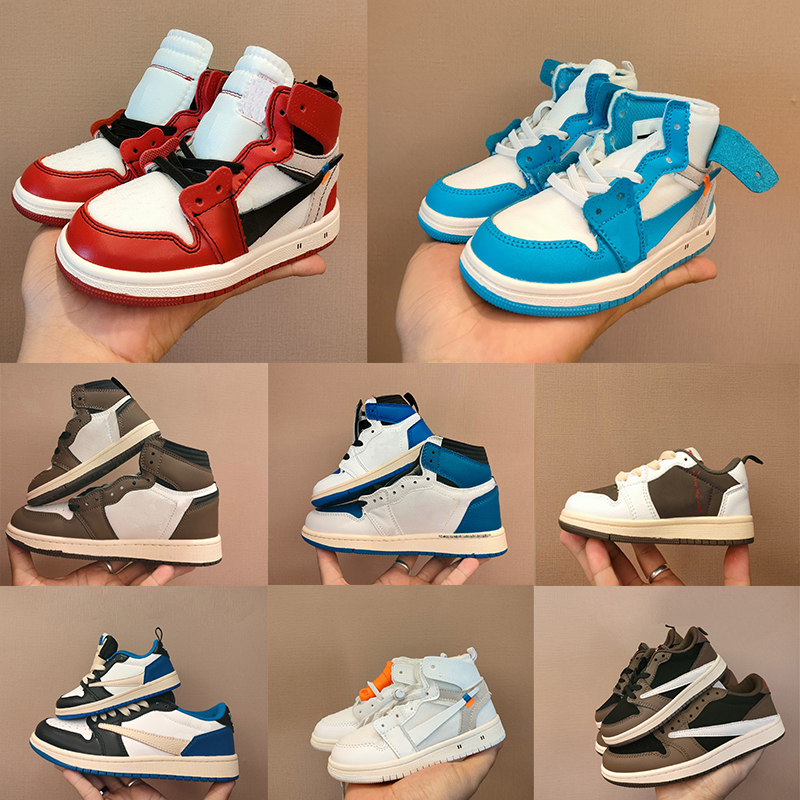 

Infants Reverse Mocha T SC0TT Fragments Jointly Signed High lOW OG 1s Kids Basketball shoes Chicago 1 Infant UNC Sneaker Toddlers, Option 4
