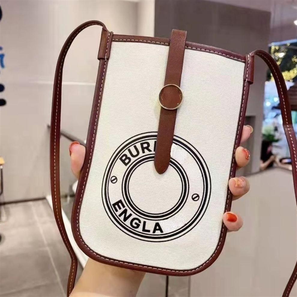 

selling designer shoulder Bags tide brand Burby women's bag mini canvas messenger Bag ins fashion TB metal buckle handbag239E, Ivory