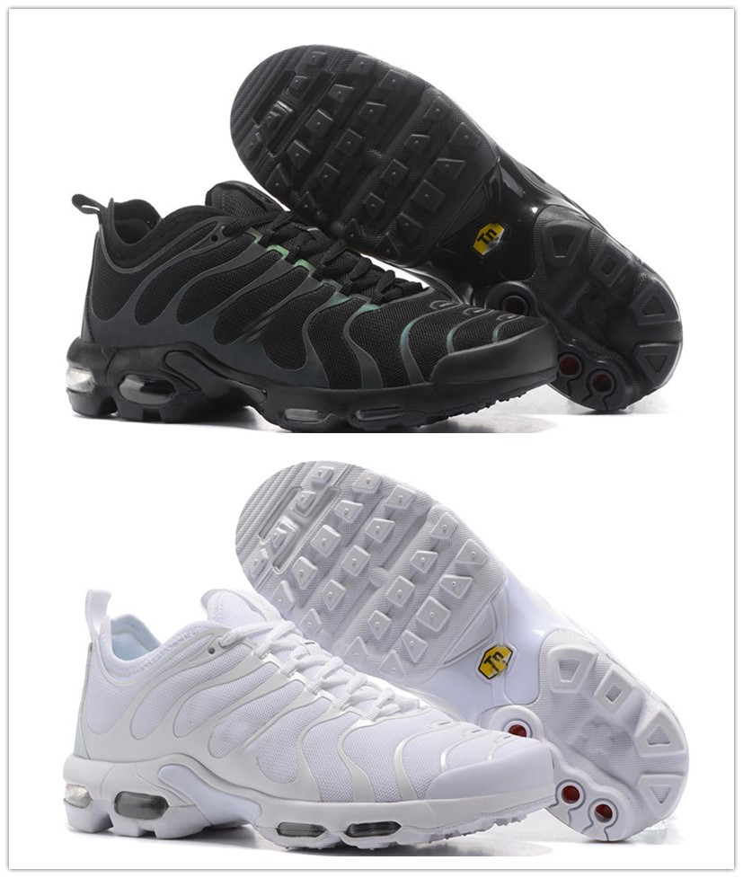 Top qualité airmaxs tn plus se mens max Chaussures de course baskets Triple Noir Blanc Respirant hommes femmes Mode Sports Outdoor Trainers