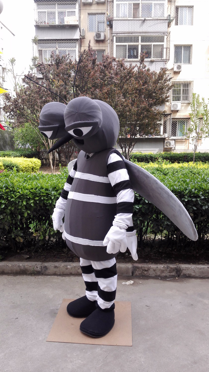 

mosquitoes mascot costume custom fancy costume anime kit mascotte theme fancy dress carnival costume41112, Grey