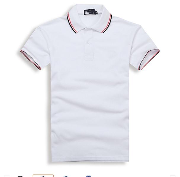 

Luxury brand Summer Men Polo Casual Business Top Embroidery stripe Embroidery Shirt Short Sleeves Tops Turn-down Collar Polo Clothing Male Fashion Casual Polo S-3XL, Red