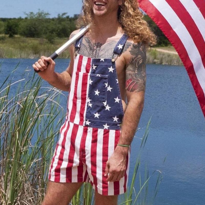 

Men's Jeans Cool Fashion Straight Patchwork Overalls Male Men Romper Sling For FestivalMen's Bert22, Red